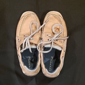 Sperry Tan Boat Shoes
